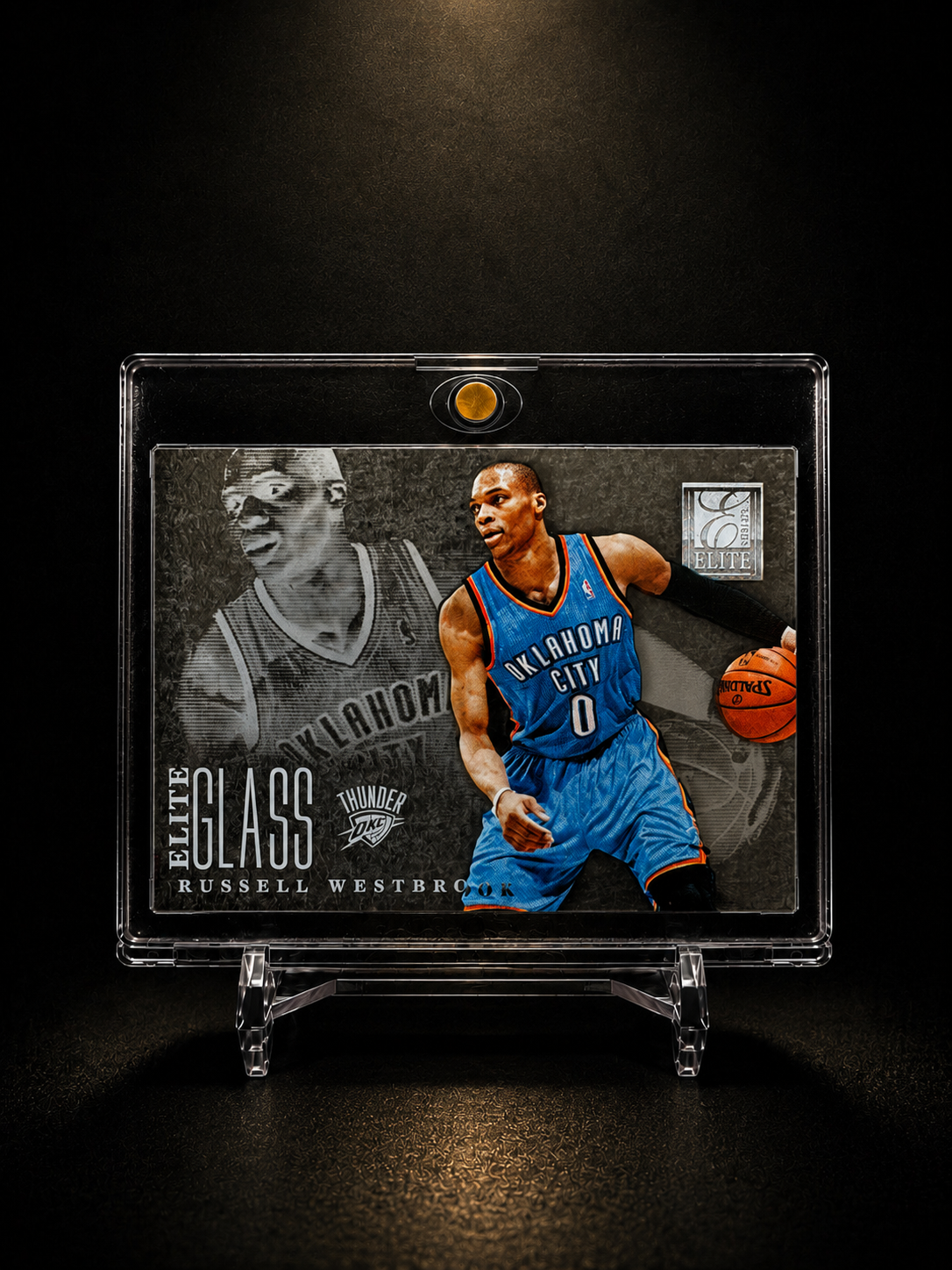 2012-13 PANINI ELITE SERIES BASKETBALL RUSSELL WESTBROOK ELITE GLASS #20