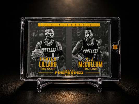 2016-17 Panini Preferred Damian Lillard / C.J. McCollum Dual Memorabilia