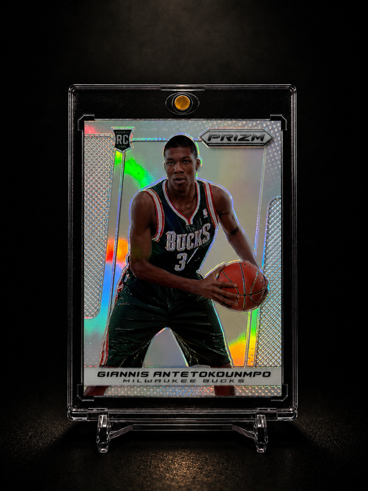2013-14 PRIZM SILVER GIANNIS ANTETOKOUNMPO RC #290