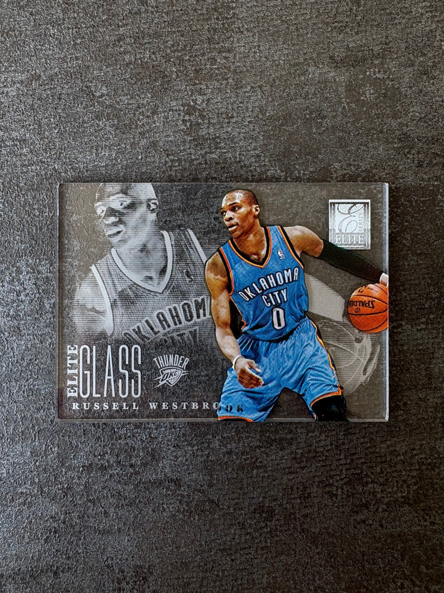 2012-13 PANINI ELITE SERIES BASKETBALL RUSSELL WESTBROOK ELITE GLASS #20