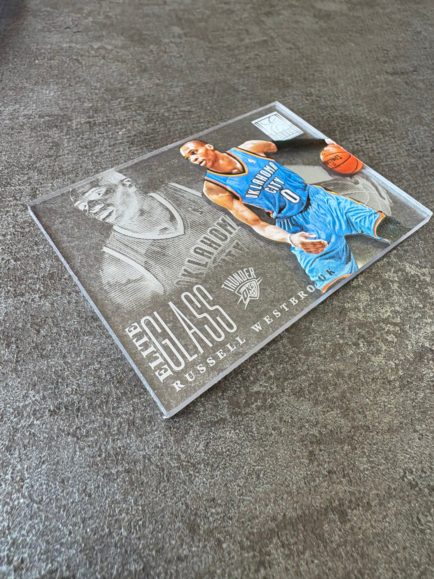2012-13 PANINI ELITE SERIES BASKETBALL RUSSELL WESTBROOK ELITE GLASS #20