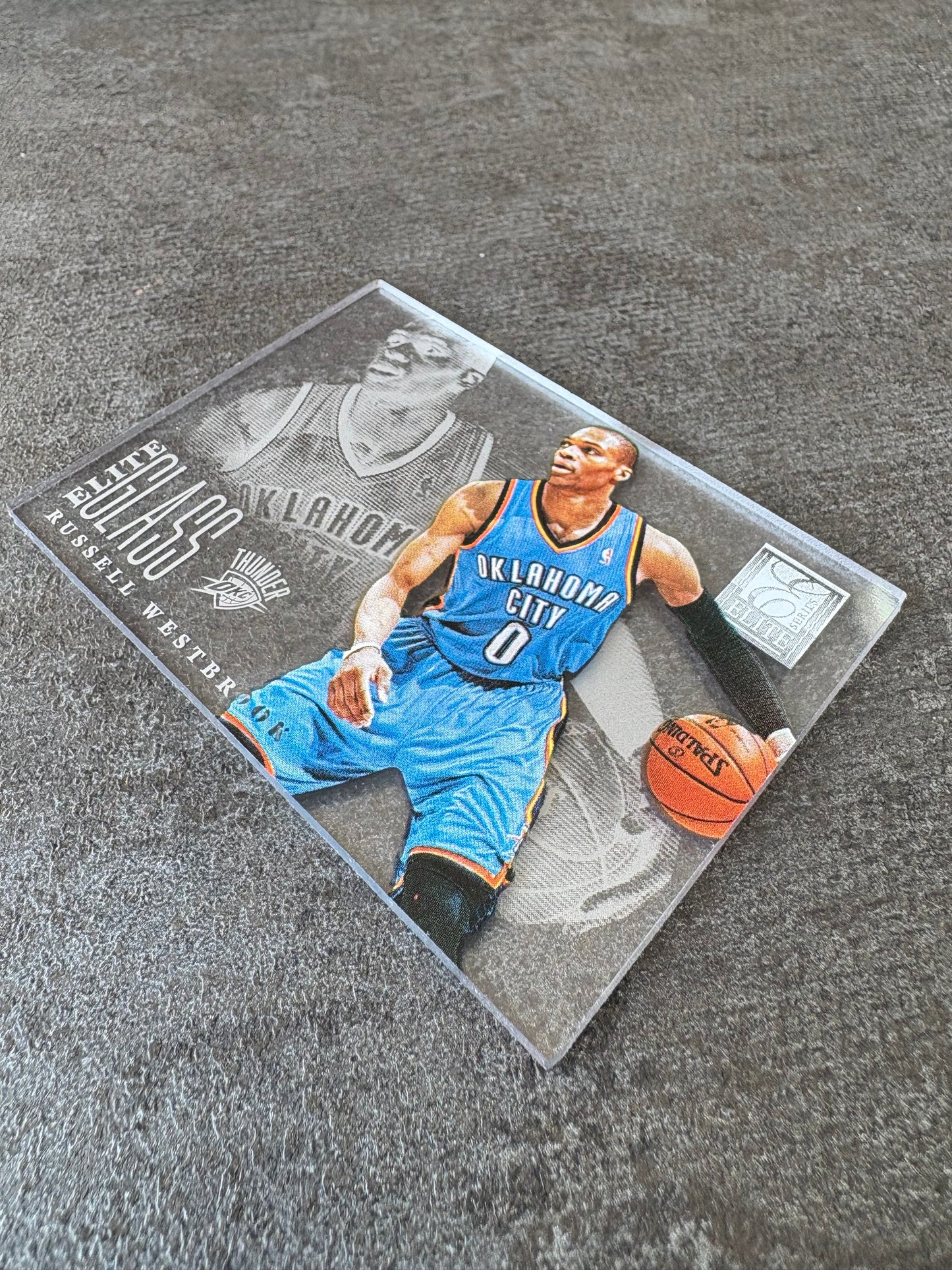 2012-13 PANINI ELITE SERIES BASKETBALL RUSSELL WESTBROOK ELITE GLASS #20