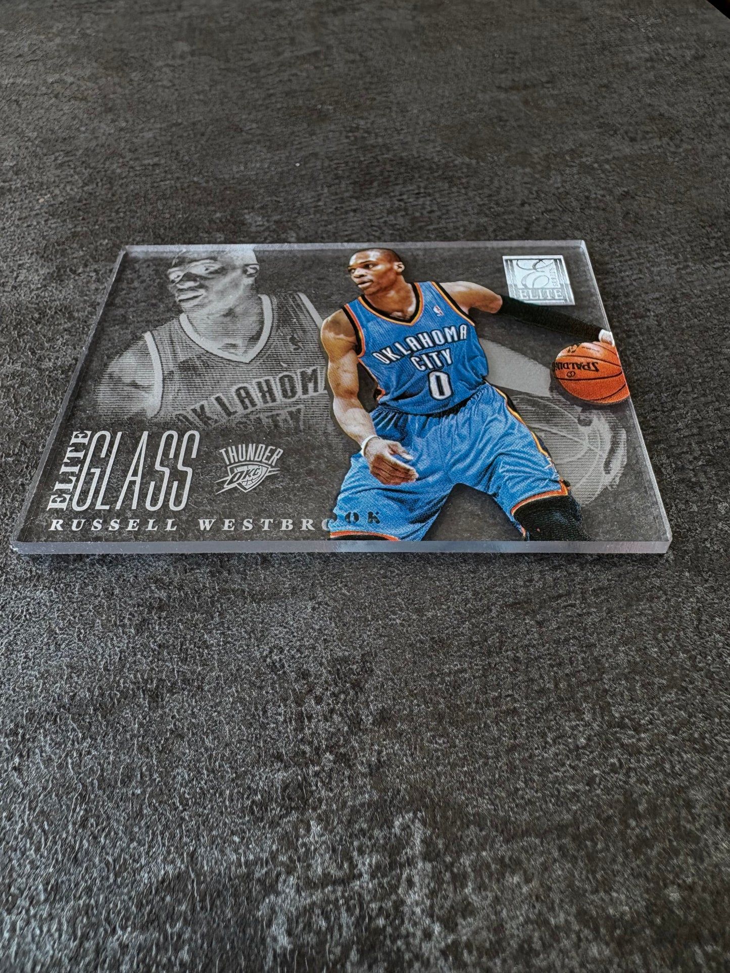 2012-13 PANINI ELITE SERIES BASKETBALL RUSSELL WESTBROOK ELITE GLASS #20