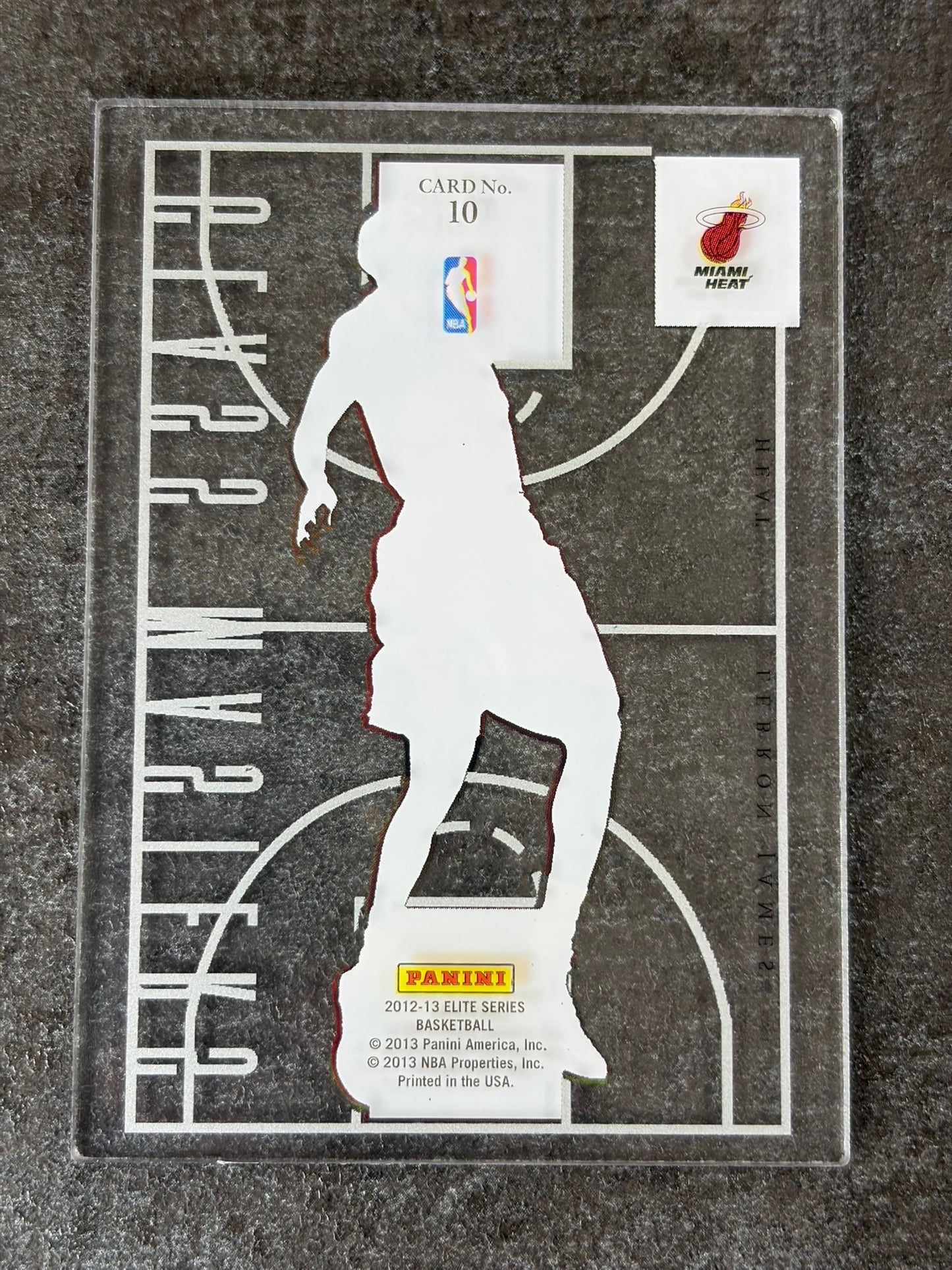 2012-13 Panini Elite Glass Masters LeBron James  #10