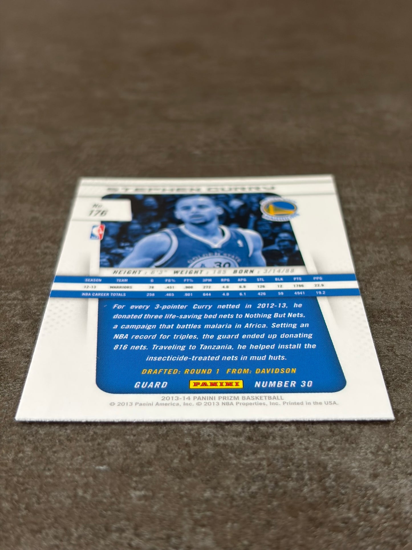2013-14 Panini Prizm Stephen Curry  #176