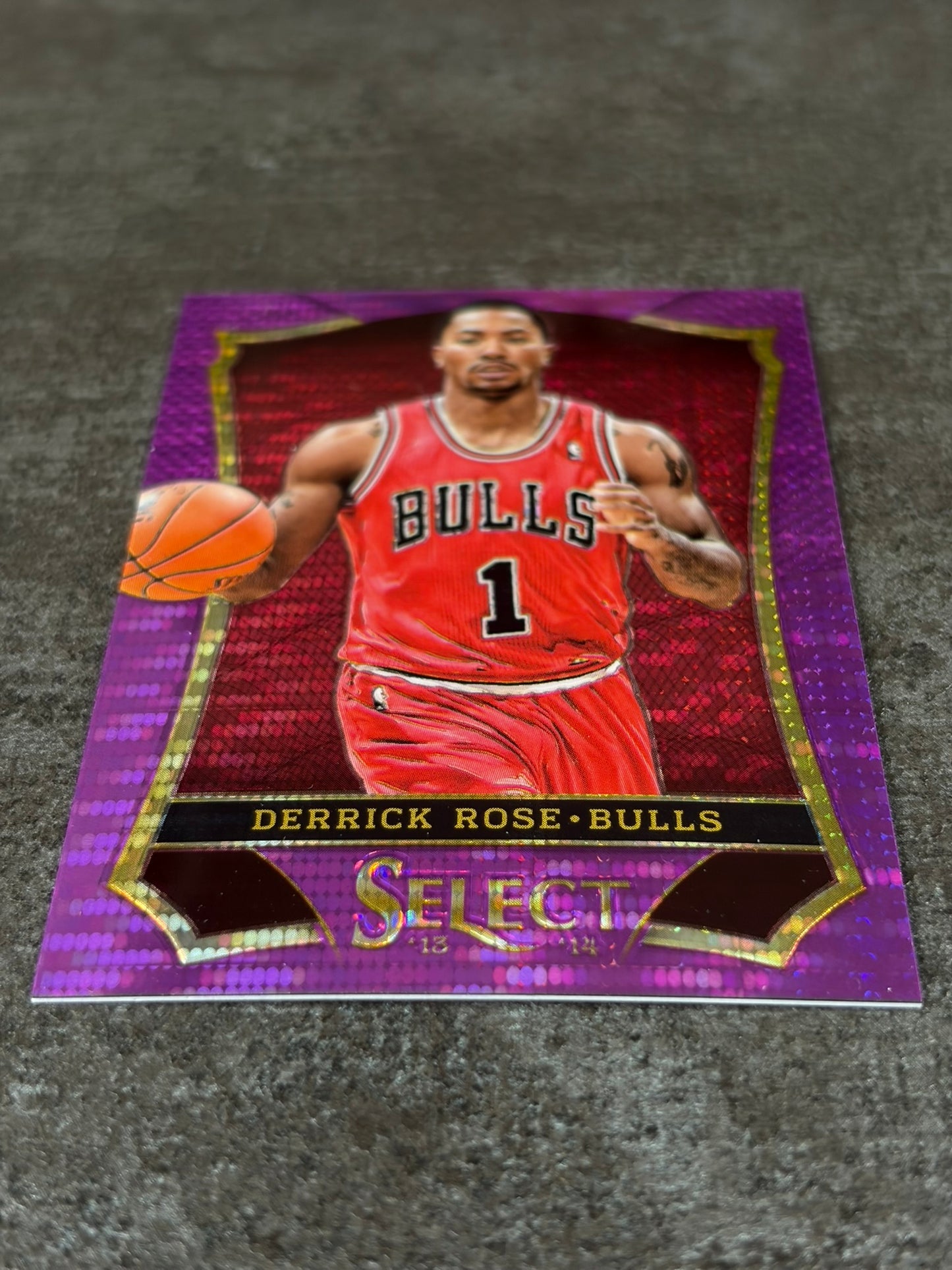 2013-14 Panini Select Prizms Purple /99 Derrick Rose #132