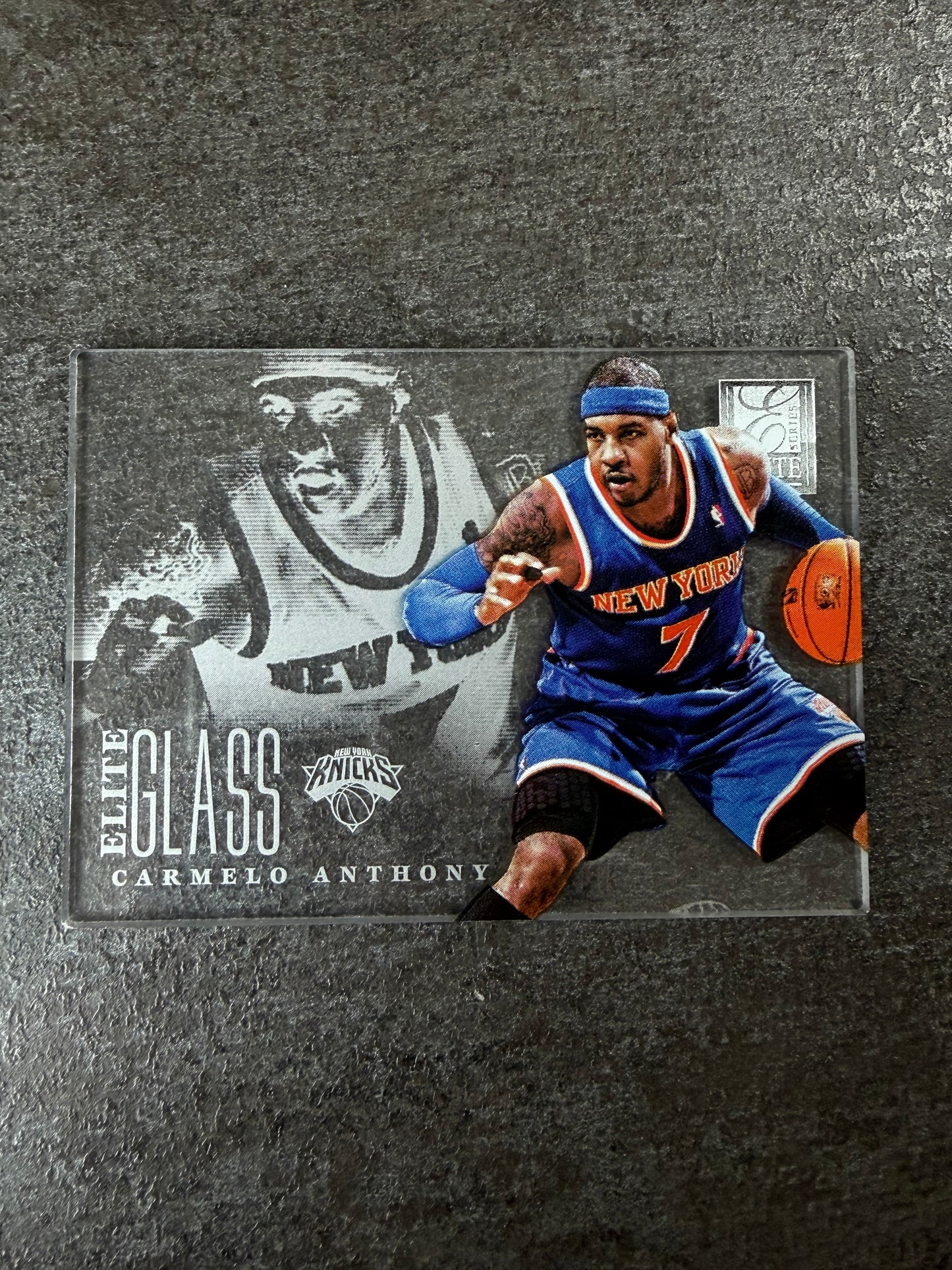 2012 PANINI ELITE SERIES ELITE GLASS CARMELO ANTHONY #15