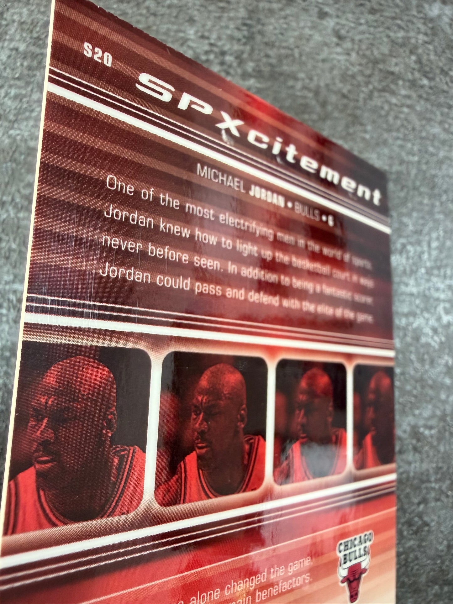 1999 Upper Deck SPx SPxcitement Michael Jordan #S20